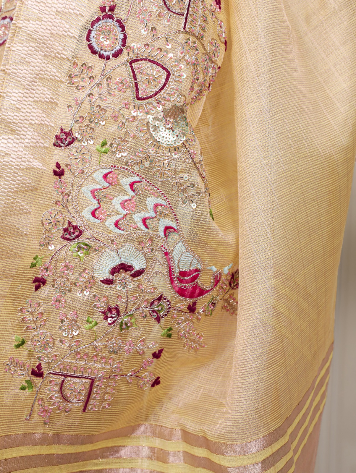 YNF 7401 Yellow in Zari Kota Tissue Zari Work & Embroidery Work Saree . Get it for ₹3199. Delivery 4-6 Working Days. Shop now. | Sarees, Bollywood Sarees, Creative Sarees, Designer Sarees, Embroidered Sarees, Ethnic Saree, Modern Digital sarees, Party Wear Sarees