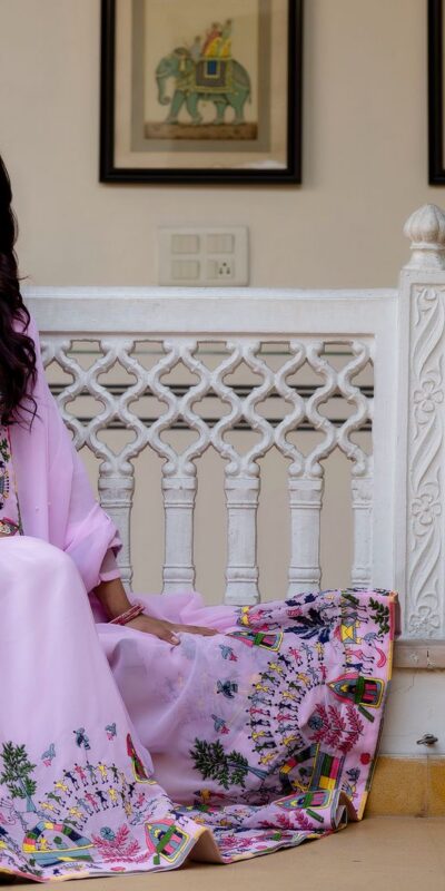 RR 41 Pink Faux Georgette Gown Perfect for Wedding, Party, Makar Sankranti, Karwa Chauth, Ethnic Day – . Now at just ₹2599. Delivery 4-6 Working D | Gowns, Bollywood Gowns, Creative Gowns, Designer Gowns, Embroidered Gowns, Party Wear Gowns