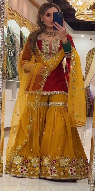 NF 1272 Red Faux Georgette Gown Perfect for Wedding, Party, Makar Sankranti, Karwa Chauth, Ethnic Day – . Now at just ₹2449. Delivery 4-6 Working D | Jump Suits, Salwar suit, Casual Suits, Creative suits, Designer Suits, Palazzo Suits, Party Wear Suits, Patiala Suits, Straight Suits