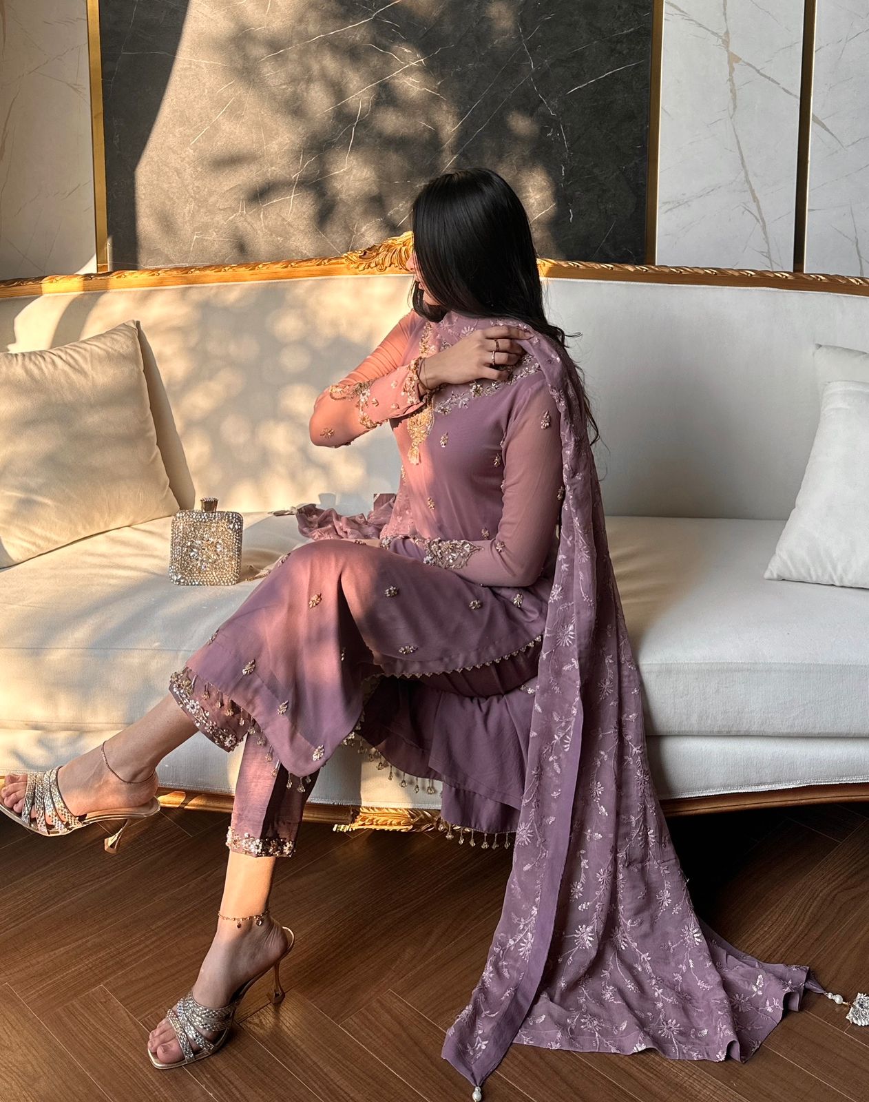 SRK 5328 Onion Color Dual Tone Star Georgette Salwar Suit with Embroidery Work. Affordable Price ₹1949. Delivery 4-6 Working Days. Shop now. | Jump Suits, Salwar suit, Casual Suits, Creative suits, Designer Suits, Palazzo Suits, Party Wear Suits, Patiala Suits, Straight Suits