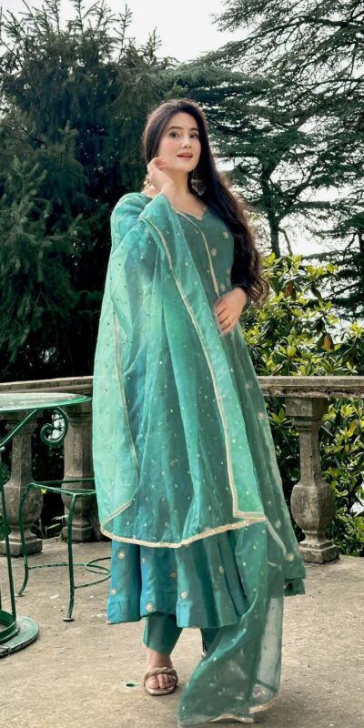 NF 1251 Firozi Color Simmar Silk Anarkali Suit with Embroidery Work. Get it for ₹2149. Delivery 4-6 Working Days. Shop now. | Anarkali Suits, Bollywood Anarkali, Creative-Anarkali, Designer Anarkali, Embroidered Anarkali, Party Wear Anarkali