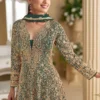 Green Georgette Thread Sequence Work Salwar Suit
