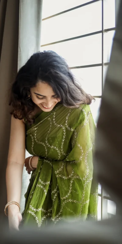 MS 505 Green Viscose Satin Saree with Sequins Work & Embroidery Work. Special Price ₹1599. Delivery 4-6 Working Days. Shop now. | Sarees, Bollywood Sarees, Creative Sarees, Designer Sarees, Embroidered Sarees, Ethnic Saree, Modern Digital sarees, Party Wear Sarees