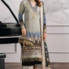 Grey Georgette Digital Print Sequence Work Salwar Suit