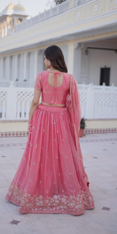 KA 5063 Gajri in Fendi Silk Embroidery Work & Zari Work Lehenga Choli . Affordable Price ₹2649. Delivery 4-6 Working Days. Shop now. | Lehenga, Bollywood Lehenga, Creative Lehenga, Designer Lehenga, Embroidered Lehenga, Party Wear Lehenga