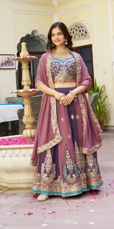 Ram 149 Onion Star Georgette Lehenga Choli with Lace Work & Embroidery Work. Get it for ₹3449. Delivery 4-6 Working Days. Shop now. | Lehenga, Bollywood Lehenga, Creative Lehenga, Designer Lehenga, Embroidered Lehenga, Party Wear Lehenga