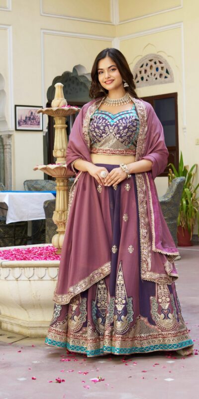 Ram 149 Onion Star Georgette Lehenga Choli with Lace Work & Embroidery Work. Get it for ₹3449. Delivery 4-6 Working Days. Shop now. | Lehenga, Bollywood Lehenga, Creative Lehenga, Designer Lehenga, Embroidered Lehenga, Party Wear Lehenga