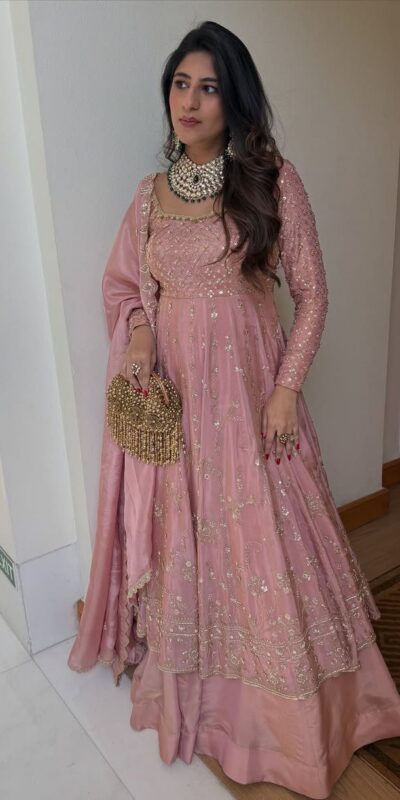 VLM 323 Pink Chinon Silk Lehenga Choli with Lace Work & Embroidery Work. Introductory Price ₹2449. Delivery 4-6 Working Days. Shop now. | Lehenga, Bollywood Lehenga, Creative Lehenga, Designer Lehenga, Embroidered Lehenga, Party Wear Lehenga