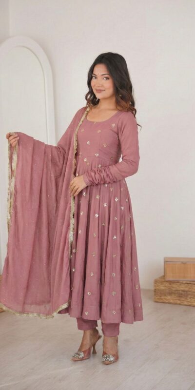 SRK 5330 Peach Color Roman Silk Salwar Suit with Embroidery Work. Available at ₹2099 only. Delivery 4-6 Working Days. Shop now. | Jump Suits, Salwar suit, Casual Suits, Creative suits, Designer Suits, Palazzo Suits, Party Wear Suits, Patiala Suits, Straight Suits