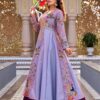 Ram 164 Lavender Color Satin Silk Lehenga Choli with Embroidery Work. Best Price ₹2649. Delivery 4-6 Working Days. Shop now. | Lehenga, Bollywood Lehenga, Creative Lehenga, Designer Lehenga, Embroidered Lehenga, Party Wear Lehenga