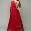 KF 1330 Red Lehenga : Georgette Blouse : Georgette Work : Sequence Embroidery Work With 2 Layer Ruffle Wedding, Party, Festive @2049/- Only | Lehenga, Bollywood Lehenga, Creative Lehenga, Designer Lehenga, Embroidered Lehenga, Party Wear Lehenga
