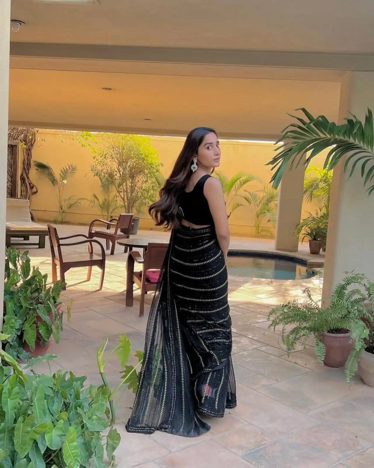 JR 595 Black Color Georgette Sequence Work With Peiping Saree Casual, Party Wear, Wedding, Events Etc. Expected Delivery 4-6 Working Days 1699/- | Sarees, Bollywood Sarees, Creative Sarees, Designer Sarees, Embroidered Sarees, Ethnic Saree, Modern Digital sarees, Party Wear Sarees
