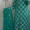 Grand Green Color Georgette Embroidered Hand Work Salwar Suit