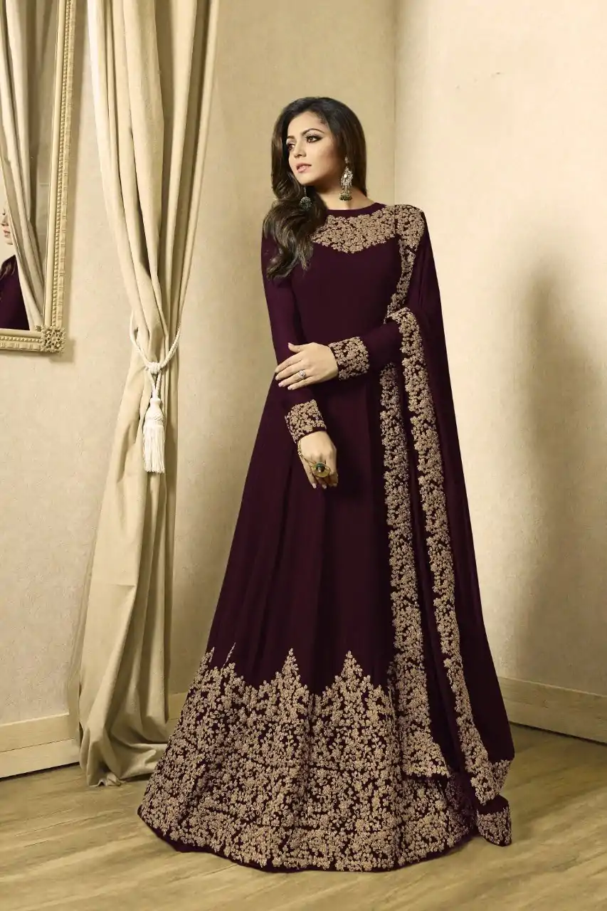 FC TL 1701 Maroon Color Georgette Cording Embroidery Sharara Suit Wedding, Party, Festive Expected Delivery 4-6 Working Days  @1749/- | Jump Suits, Salwar suit, Casual Suits, Creative suits, Designer Suits, Palazzo Suits, Party Wear Suits, Patiala Suits, Straight Suits