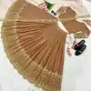 Fancy Brown Color Georgette Embroidery Lehenga Choli