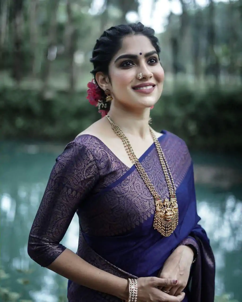 KP 3042 Navy Blue Color Soft Lichi Silk Jacquard On All Over Saree Casual, Party Wear, Wedding, Events Etc. Expected Delivery 4-6 Working Days @1349/- | Sarees, Bollywood Sarees, Creative Sarees, Designer Sarees, Embroidered Sarees, Ethnic Saree, Modern Digital sarees, Party Wear Sarees