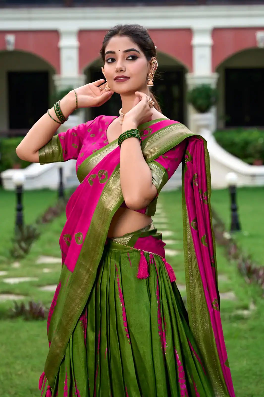 LNB 1228 Pink Color Fabulous Dola Silk Patola Print And Foil Work Lehenga Choli Wedding, Festive, Events Expected Delivery 4-6 Working Days@2199/- Only | Lehenga, Bollywood Lehenga, Creative Lehenga, Designer Lehenga, Embroidered Lehenga, Party Wear Lehenga