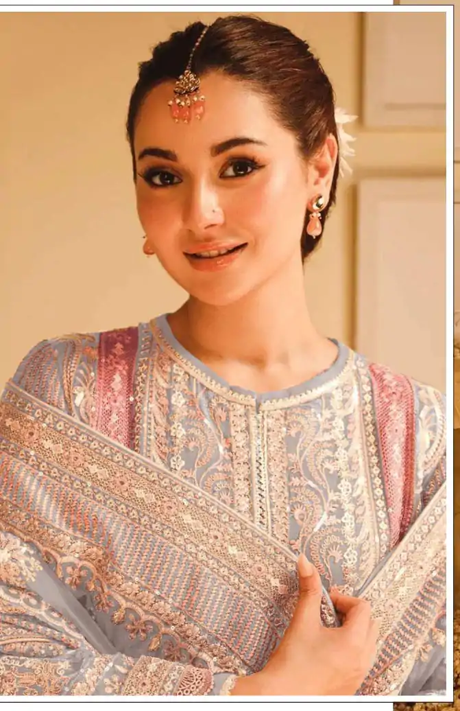 FC 1140 Light Grey Color Fox Georgette With Embroidery Sequence With Moti Salwar Suit , Wedding, Party, Festive, Events Etc.4-6 Working Days@ 2399/-only | Jump Suits, Salwar suit, Casual Suits, Creative suits, Designer Suits, Palazzo Suits, Party Wear Suits, Patiala Suits, Straight Suits