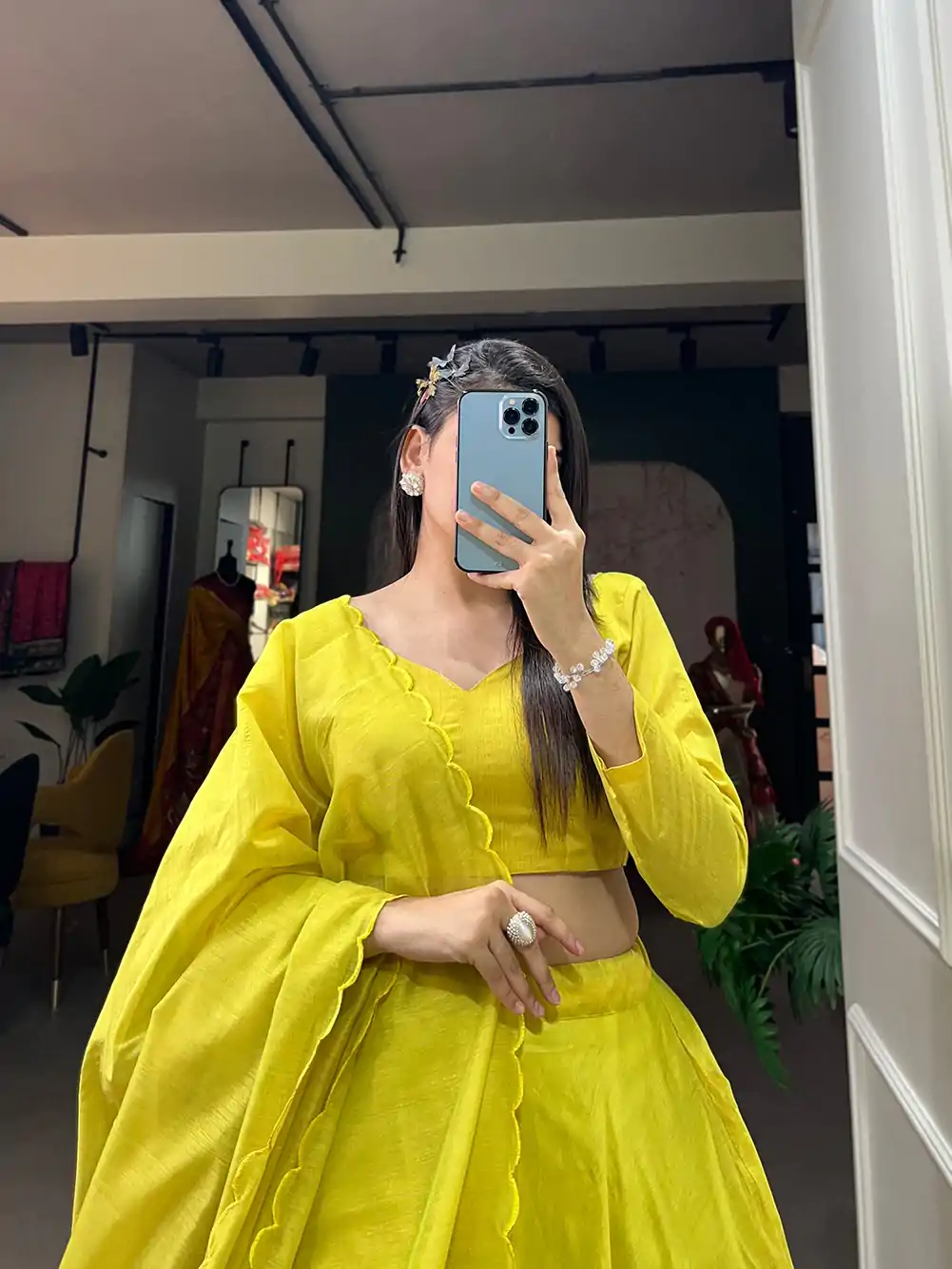 LNB 1650 Parrot Green Color Raj wadi Chanderi Silk Hand Made Flower Lehenga Choli Wedding, Party, Festive, Events Etc. Delivery 4-6 Working Days Rs 1999 | Lehenga, Bollywood Lehenga, Creative Lehenga, Designer Lehenga, Embroidered Lehenga, Party Wear Lehenga