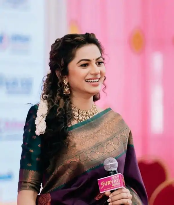 Wine Soft Silk Jacquard Work On All Over Saree - Image 2