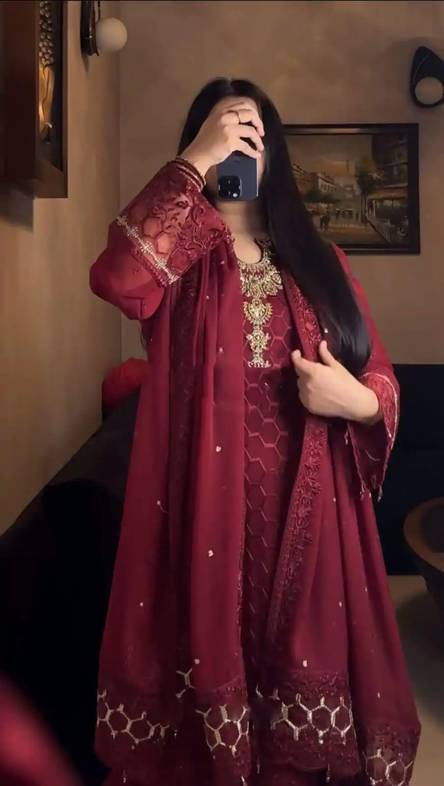  AD 197 Maroon Color Faux Georgette With Pal Diamond Hand Work Salwar Suit Casual, Wedding, Party, Festive, Events Etc.4-6 Working Days@ 2099/-only | Jump Suits, Salwar suit, Casual Suits, Creative suits, Designer Suits, Palazzo Suits, Party Wear Suits, Patiala Suits, Straight Suits