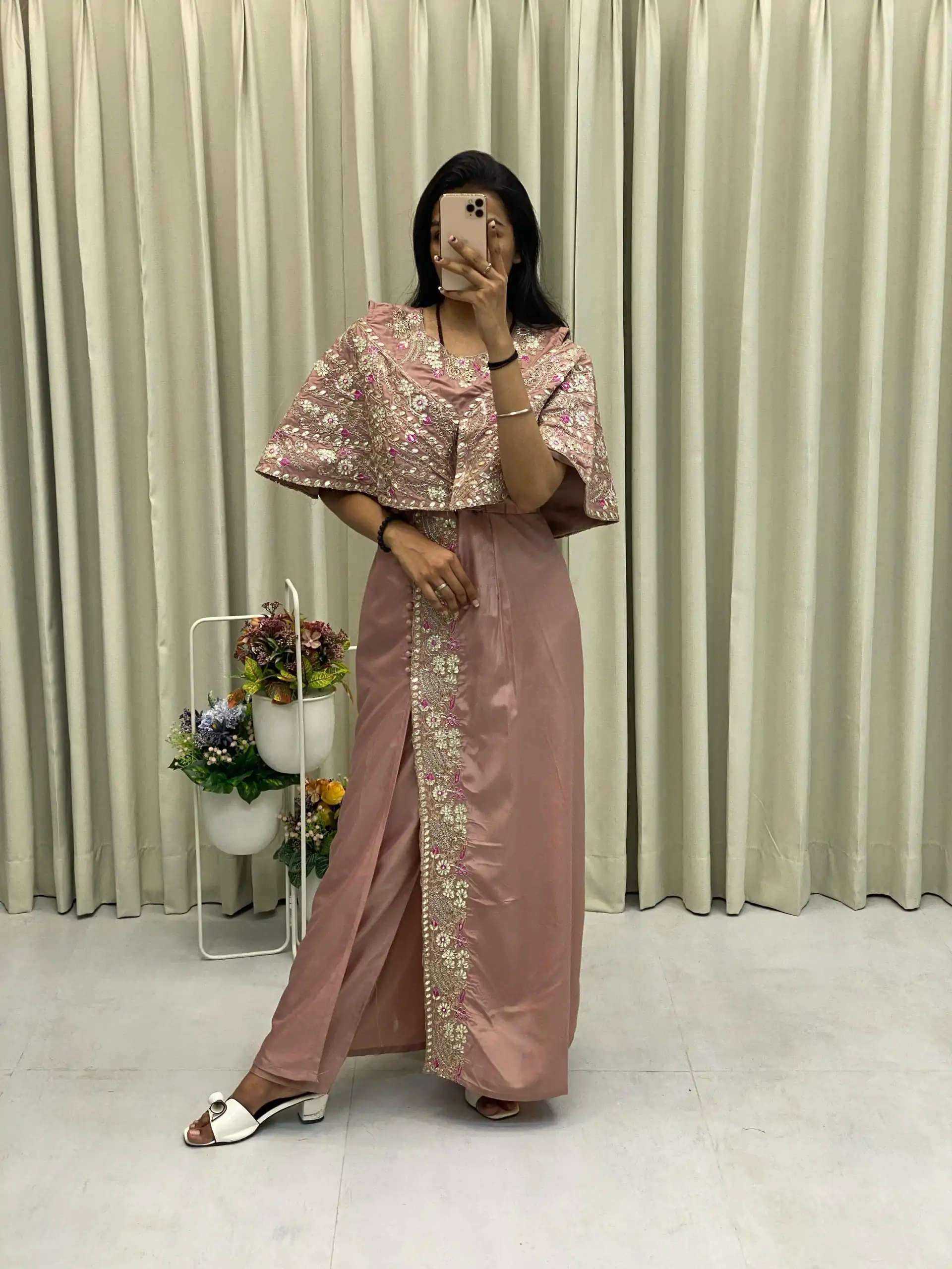 BE 327 Light Pink Color Crepe Silk Sequence Embroidery Foil Paper Work Salwar Suit Casual, Wedding, Party, Festive, Events Etc.4-6 Working Days@ 1899/-only | Jump Suits, Salwar suit, Casual Suits, Creative suits, Designer Suits, Palazzo Suits, Party Wear Suits, Patiala Suits, Straight Suits