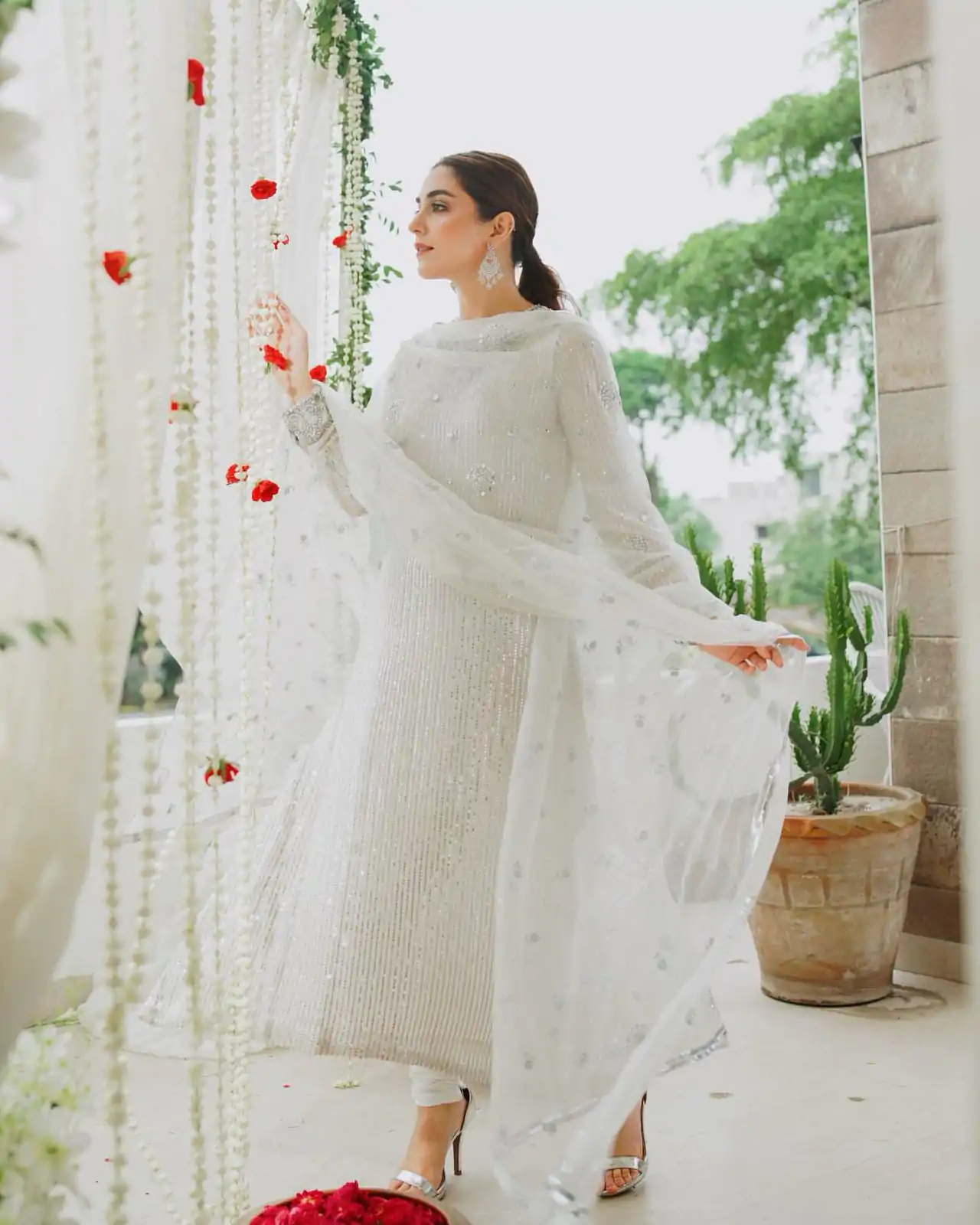 KF 1546 White Color Faux Georgette Embroidery Sequence Work Salwar Suit Casual, Wedding, Party, Festive, Events Etc.4-6 Working Days@ 1949/-only | Jump Suits, Salwar suit, Casual Suits, Creative suits, Designer Suits, Palazzo Suits, Party Wear Suits, Patiala Suits, Straight Suits