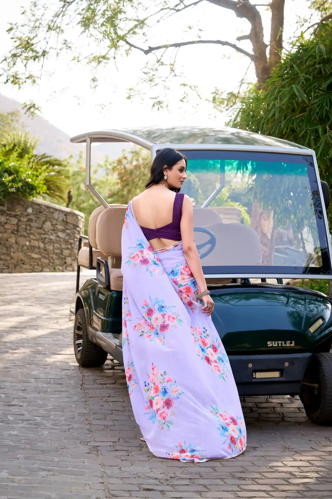 YNF 7041 Light Purple Color Weightless Marble Floral Printed Saree Casual, Wedding, Festive, Events . Expected Delivery  4-6 Working Days @1549/- only                                                                                                                                           | Sarees, Bollywood Sarees, Creative Sarees, Designer Sarees, Embroidered Sarees, Ethnic Saree, Modern Digital sarees, Party Wear Sarees