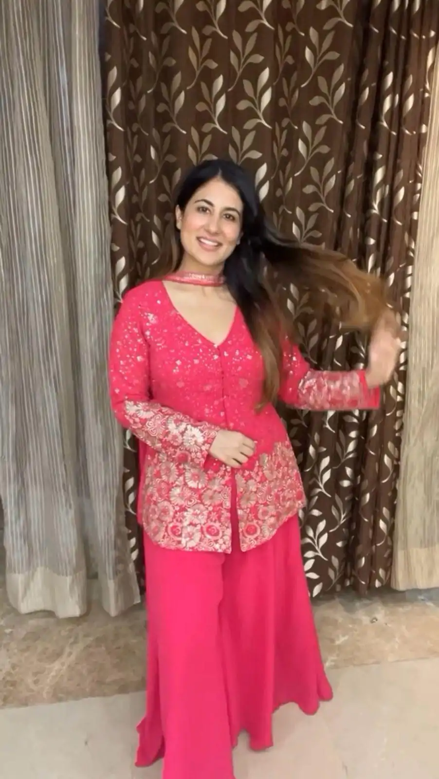 LG 1925 Rani Pink Color georgette Sequence Embroidery Work Salwar Suit Casual, Wedding, Party, Festive, Events Etc.4-6 Working Days@ 1999/-only | Jump Suits, Salwar suit, Casual Suits, Creative suits, Designer Suits, Palazzo Suits, Party Wear Suits, Patiala Suits, Straight Suits