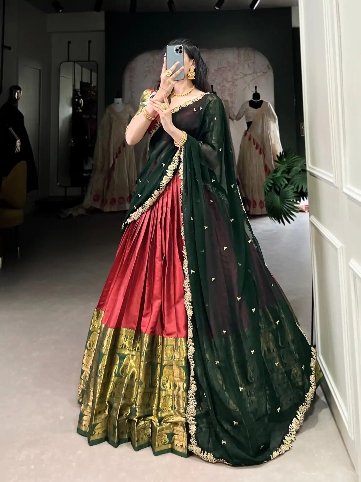 LNB 2032 Red Color Narayan Pattu Zari Weaving Work Lehenga Choli Casual, Wedding, Party, Festive, Events Etc.4-6 Working Days@ 1999/-only | Lehenga, Bollywood Lehenga, Creative Lehenga, Designer Lehenga, Embroidered Lehenga, Party Wear Lehenga