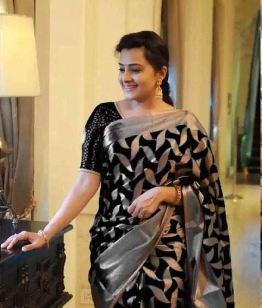  MS 172 Black Color Soft Litchi Silk All Over Weaving Saree Casual, Wedding, Festive, Events . Expected Delivery  4-6 Working Days @1199/- only      | Sarees, Bollywood Sarees, Creative Sarees, Designer Sarees, Embroidered Sarees, Ethnic Saree, Modern Digital sarees, Party Wear Sarees