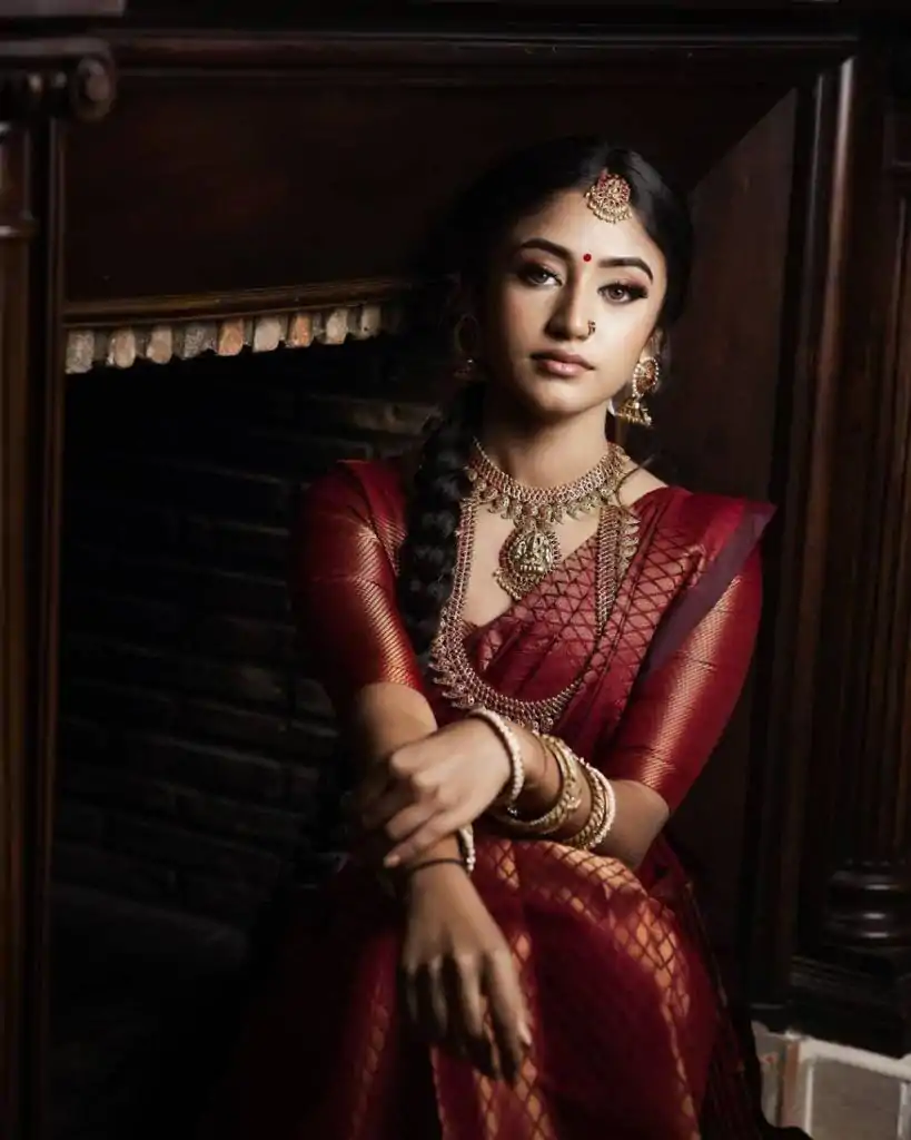 KP 5016 Maroon Color Soft Litchi Silk jacquard Work On All Over Saree Casual, Wedding, Festive, Events . Expected Delivery  4-6 Working Days @1399/- only                                                                                                                                             | Sarees, Bollywood Sarees, Creative Sarees, Designer Sarees, Embroidered Sarees, Ethnic Saree, Modern Digital sarees, Party Wear Sarees