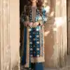Nice Navy Blue Color Georgette Sequence Work Salwar Suit