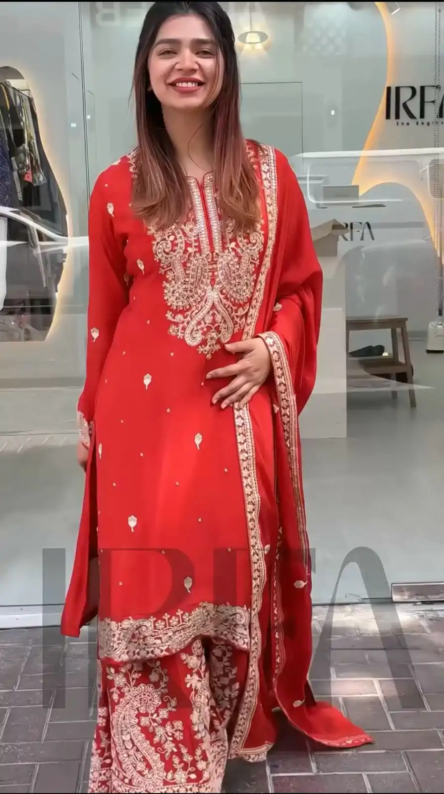 VLM 271 Red Color Chinon Silk With Embroidery Work Salwar Suit Casual, Wedding, Festive, Events . Expected Delivery  4-6 Working Days @2149/- only      | Jump Suits, Salwar suit, Casual Suits, Creative suits, Designer Suits, Palazzo Suits, Party Wear Suits, Patiala Suits, Straight Suits