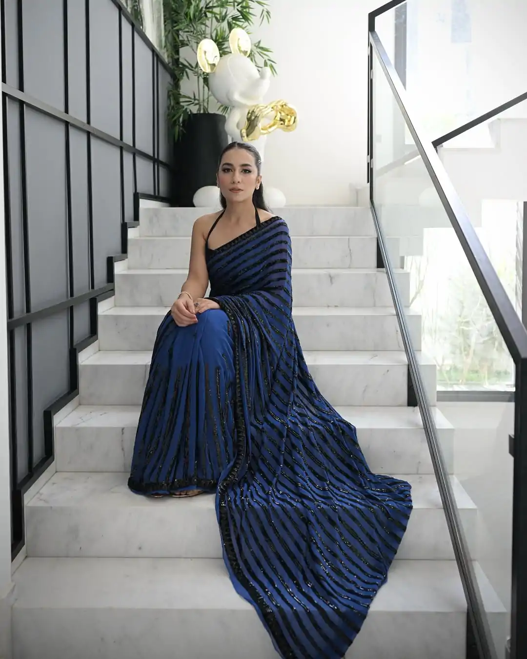 JR 633 Navy Blue Color Georgette Sequence Work Saree Casual, Wedding, Festive, Events . Expected Delivery  4-6 Working Days @1899/- only                                                                                                                                           | Sarees, Bollywood Sarees, Creative Sarees, Designer Sarees, Embroidered Sarees, Ethnic Saree, Modern Digital sarees, Party Wear Sarees