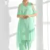 Sky Blue Cotton Print Salwar Suit