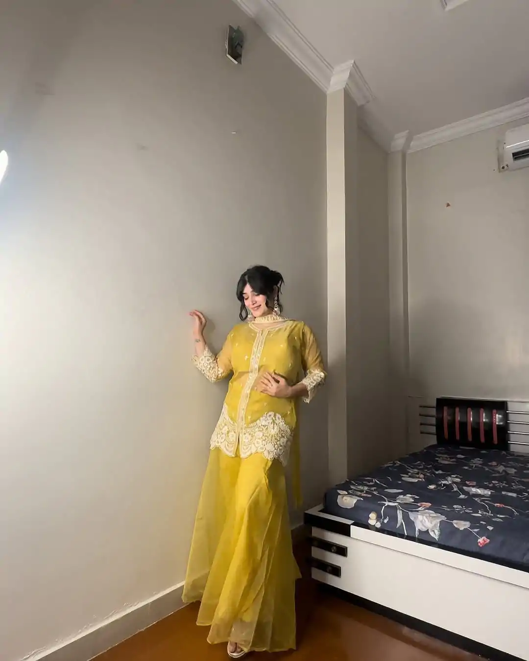 LG 1902 Yellow Color Organza Sequence Work Indo-Western Suit Casual, Wedding, Party, Festive, Events Etc.4-6 Working Days@ 2049/-only | Jump Suits, Salwar suit, Casual Suits, Creative suits, Designer Suits, Palazzo Suits, Party Wear Suits, Patiala Suits, Straight Suits