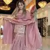 Trendy Onion Color Chinon Silk Sequence Work Salwar Suit