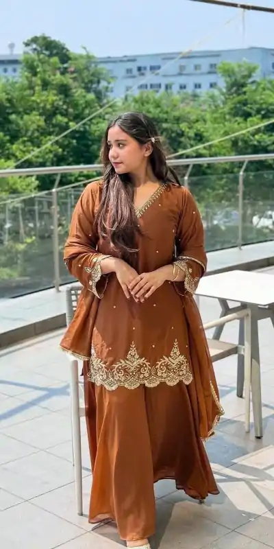 RTC 5852 Violet Color Chinon Silk Thread Sequence Work Salwar Suit Casual, Wedding, Festive, Events . Expected Delivery  4-6 Working Days @2099/- only      | Jump Suits, Salwar suit, Casual Suits, Creative suits, Designer Suits, Palazzo Suits, Party Wear Suits, Patiala Suits, Straight Suits