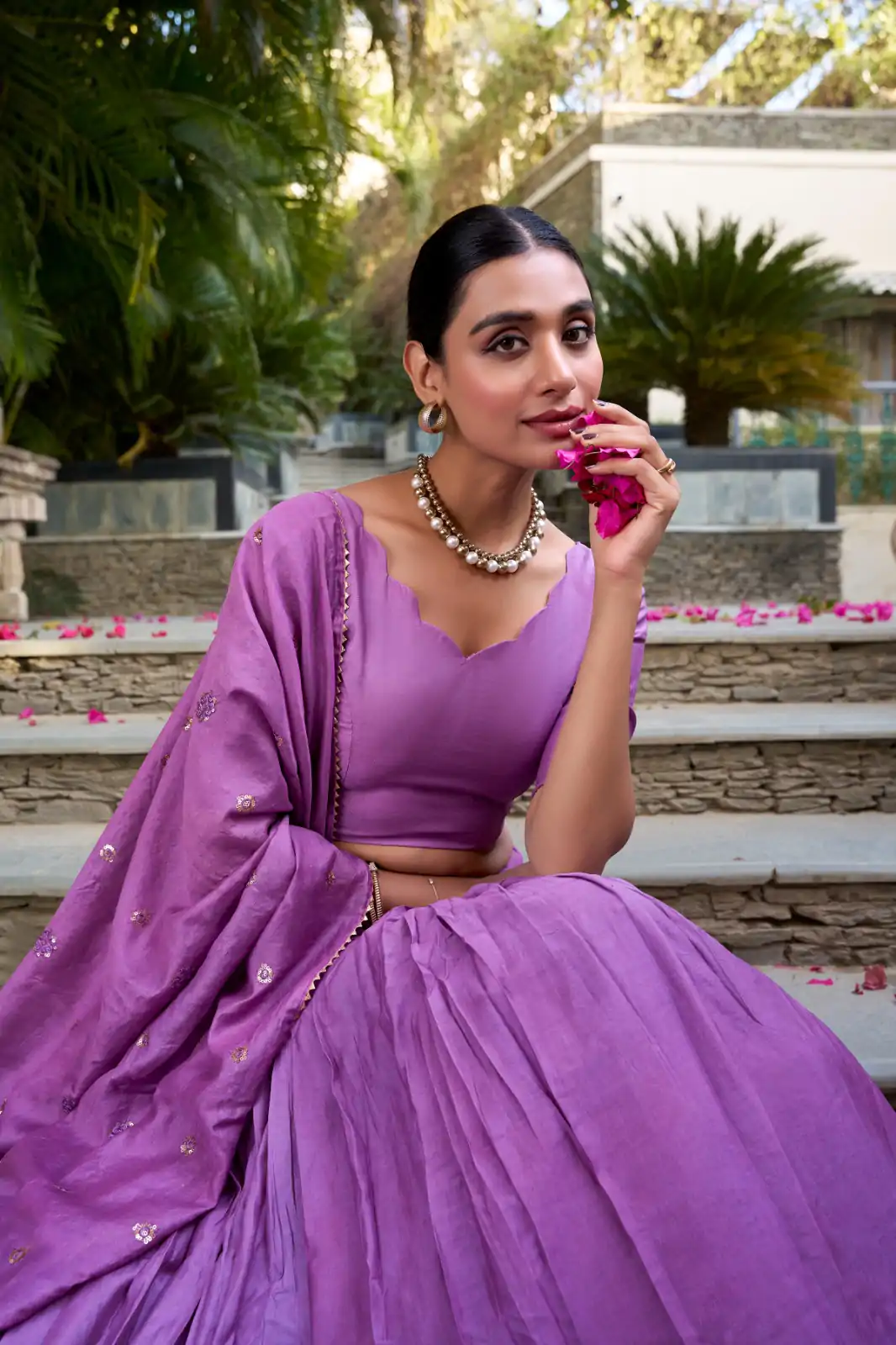 LNB 1906 Purple Color Pure Chanderi Plain With Zari Weaving Work Border Lehenga Choli Wedding, Party, Festive, Events Etc. Delivery 4-6 Working Days Rs 1999 | Lehenga, Bollywood Lehenga, Creative Lehenga, Designer Lehenga, Embroidered Lehenga, Party Wear Lehenga