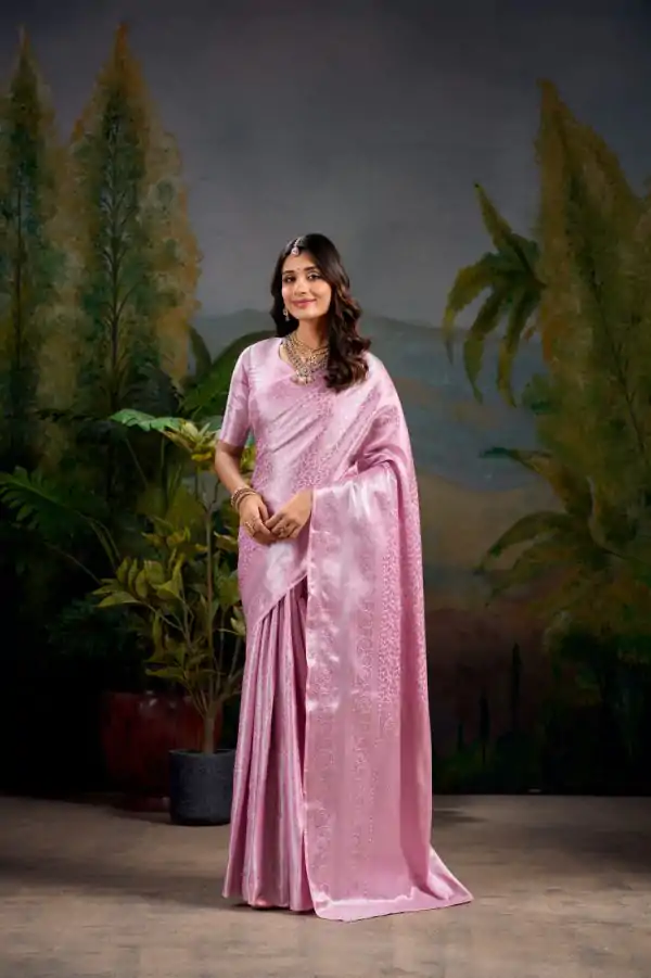 YNF 7404 Baby Pink Color Kanjivaram Zari Weaving Work Saree Casual, Wedding, Festive, Events . Expected Delivery  4-6 Working Days @1599/- only                                | Sarees, Bollywood Sarees, Creative Sarees, Designer Sarees, Embroidered Sarees, Ethnic Saree, Modern Digital sarees, Party Wear Sarees