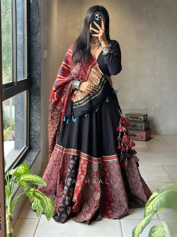 LNB 1229 Pink Color Tasar Silk Bandhej Print Lehenga Choli Wedding, Party, Festive, Events Etc. Delivery 4-6 Working Days Rs 2249 | Lehenga, Bollywood Lehenga, Creative Lehenga, Designer Lehenga, Embroidered Lehenga, Party Wear Lehenga