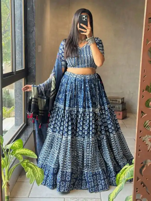 BE 389 Black Color Polyester Rayon With Print Lehenga Choli Wedding, Party, Festive, Events Etc. Delivery 4-6 Working Days Rs 2249 | Lehenga, Bollywood Lehenga, Creative Lehenga, Designer Lehenga, Embroidered Lehenga, Party Wear Lehenga