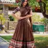 LNB 1902 Brown Color Chanderi Plain With Zari Weaving Work Lehenga Choli Wedding, Party, Festive, Events Etc. Delivery 4-6 Working Days Rs 2099 | Lehenga, Bollywood Lehenga, Creative Lehenga, Designer Lehenga, Embroidered Lehenga, Party Wear Lehenga