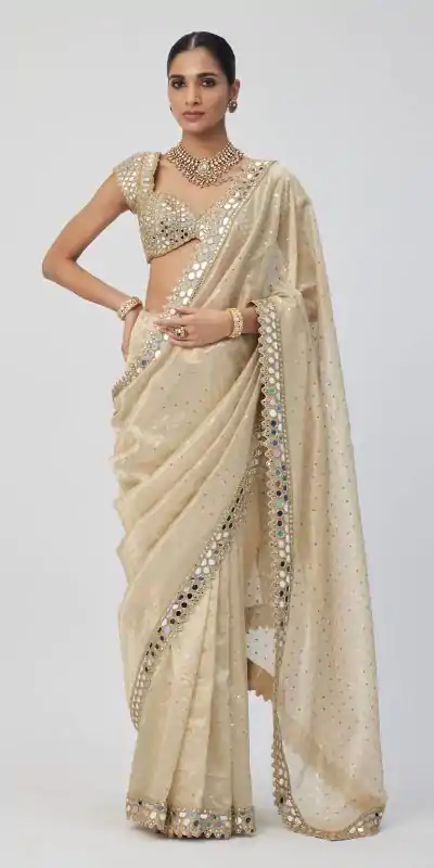 DF 3416 Grey Color Organza 5 Mm Sequins Work Saree Casual, Wedding, Festive, Events . Expected Delivery  4-6 Working Days @1949/- only                                                                                | Sarees, Bollywood Sarees, Creative Sarees, Designer Sarees, Embroidered Sarees, Ethnic Saree, Modern Digital sarees, Party Wear Sarees
