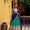 LNB 1242 Firozi Color Poly Chanderi Kalamkari Printed Zari Weaving Work Lehenga Choli Wedding, Party, Festive, Events Etc. Delivery 4-6 Working Days Rs 1899 | Lehenga, Bollywood Lehenga, Creative Lehenga, Designer Lehenga, Embroidered Lehenga, Party Wear Lehenga