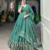 LNB 1906 Firozi Color Pure Chanderi Plain With Zari Weaving Work Border Lehenga Choli Wedding, Party, Festive, Events Etc. Delivery 4-6 Working Days Rs 1999 | Lehenga, Bollywood Lehenga, Creative Lehenga, Designer Lehenga, Embroidered Lehenga, Party Wear Lehenga