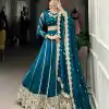 LNB 1418 Firozi Color Vichitra Silk Sequins and Thread Embroidery Work Lehenga Choli Wedding, Party, Festive, Events Etc. Delivery 4-6 Working Days Rs 2999 | Lehenga, Bollywood Lehenga, Creative Lehenga, Designer Lehenga, Embroidered Lehenga, Party Wear Lehenga
