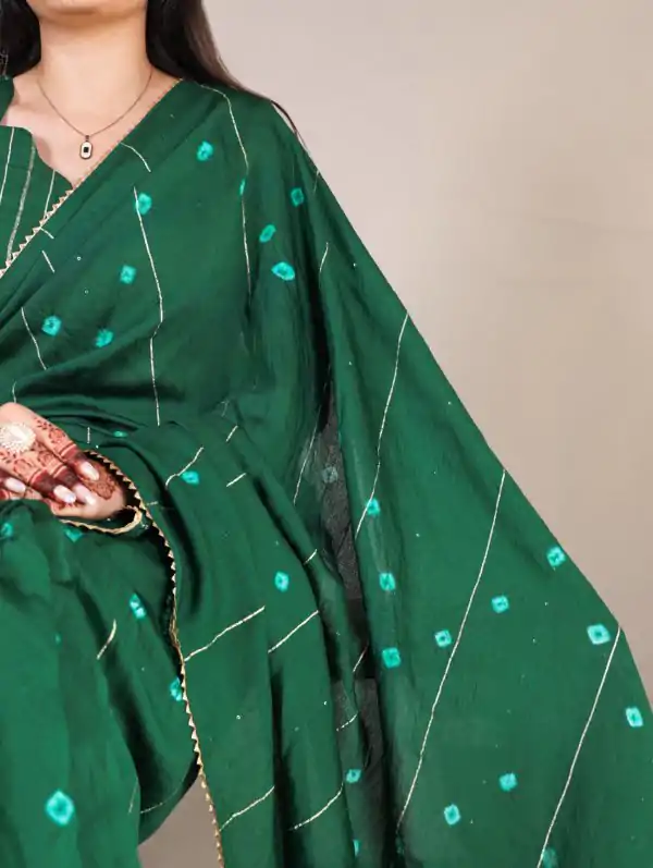 YNF 7503 Green Color Viscose chanderi Sequins zari gota patti Saree Casual, Wedding, Festive, Events . Expected Delivery  4-6 Working Days @1499/- only                                                                                | Sarees, Bollywood Sarees, Creative Sarees, Designer Sarees, Embroidered Sarees, Ethnic Saree, Modern Digital sarees, Party Wear Sarees