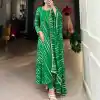 YNF 5026 Green Color Georgette Leheriya Georgette With Lace Touch Up Gown Casual, Wedding, Festive, Events . Expected Delivery  4-6 Working Days @1799/- only      | Gowns, Bollywood Gowns, Creative Gowns, Designer Gowns, Embroidered Gowns, Party Wear Gowns